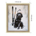 Mounted Canvas Castellan Distressed White 13x16 2