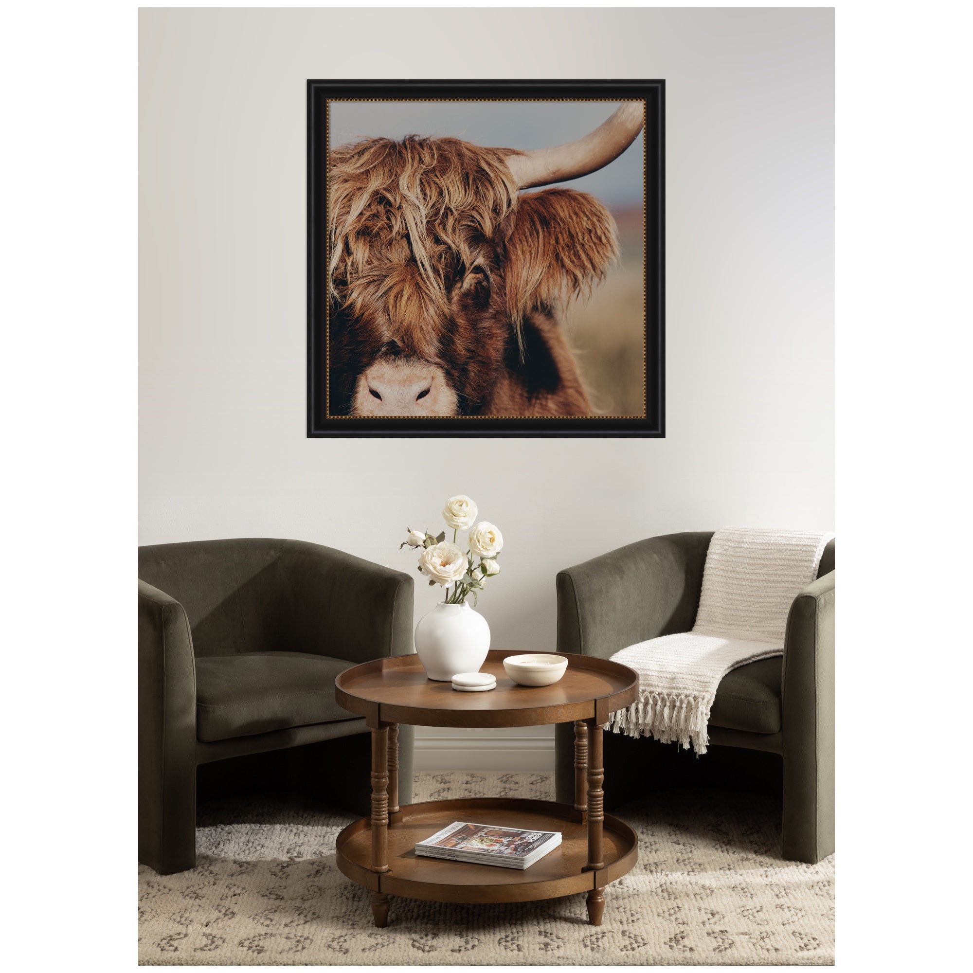 Framed Art Manhattan Black 36x36 6
