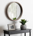 Round Mirror Gray 22" Diameter 6