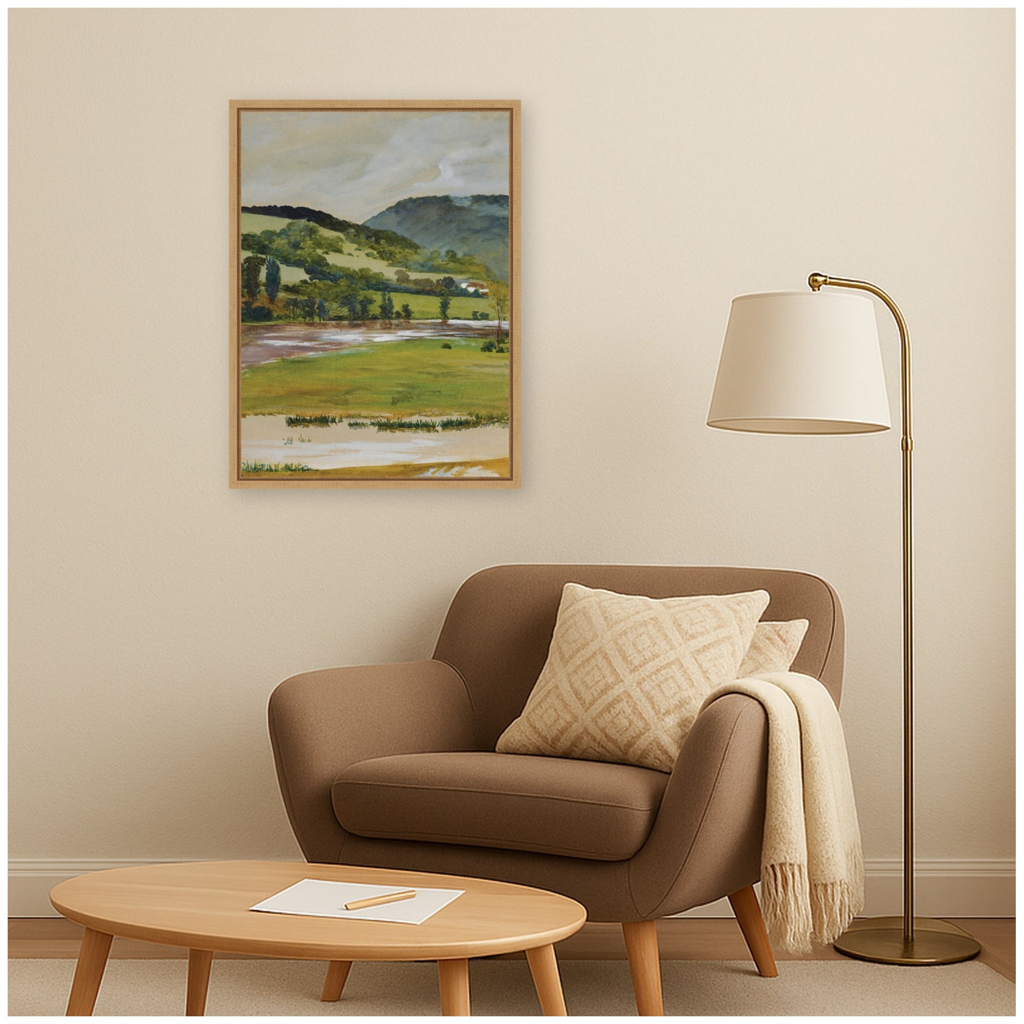 Framed Canvas 18x24 Sylvie Natural 5