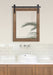 Rectangle Mirror Rustic Brown 22x30 7