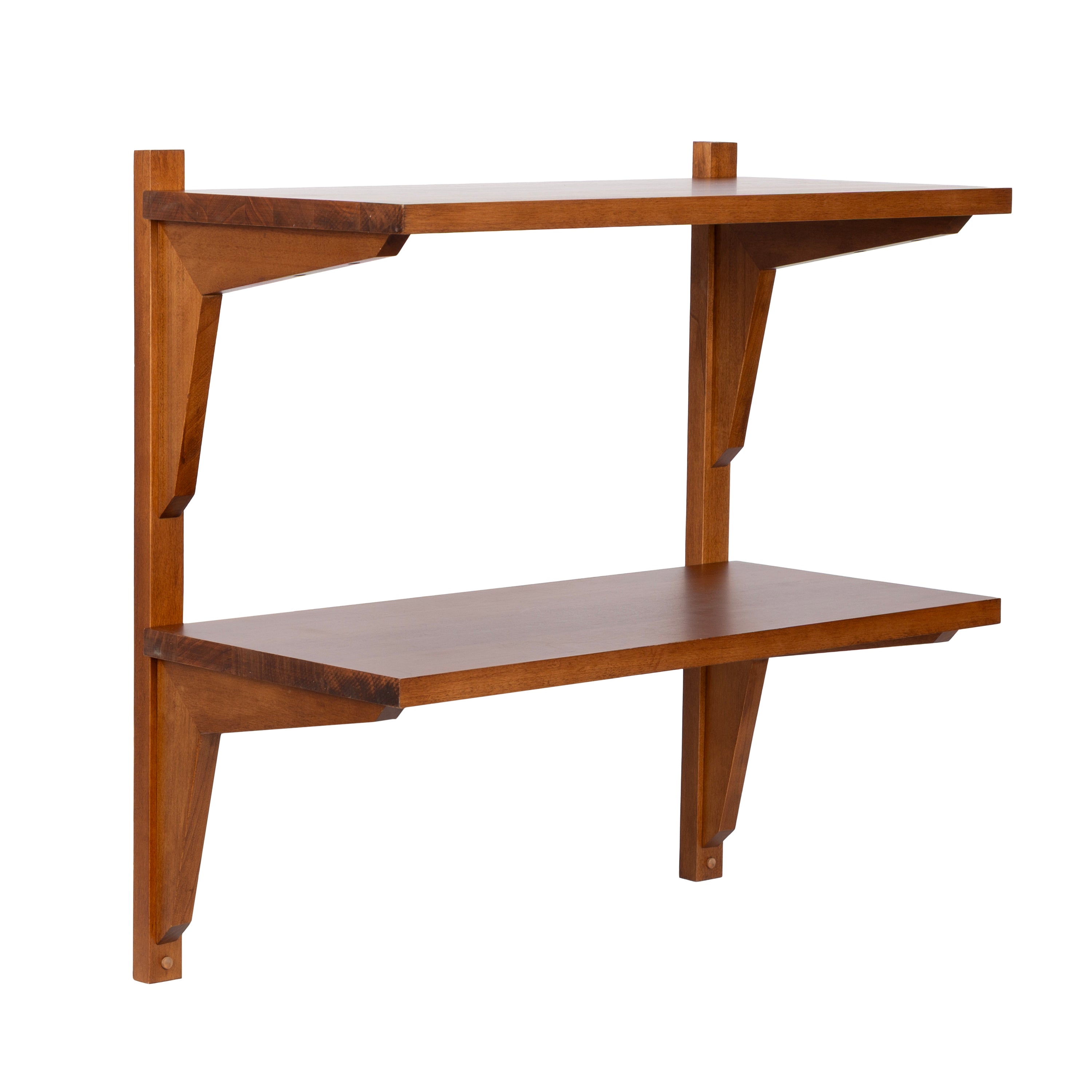 Accent Shelf Walnut Brown 24x12x24 1
