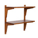 Accent Shelf Walnut Brown 24x12x24 1
