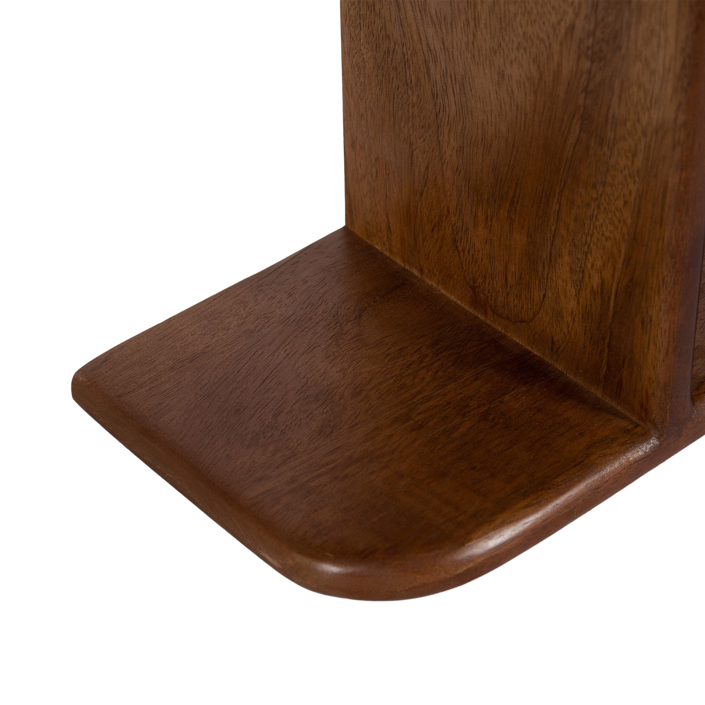 Accent Shelf Walnut Brown 30x17 5