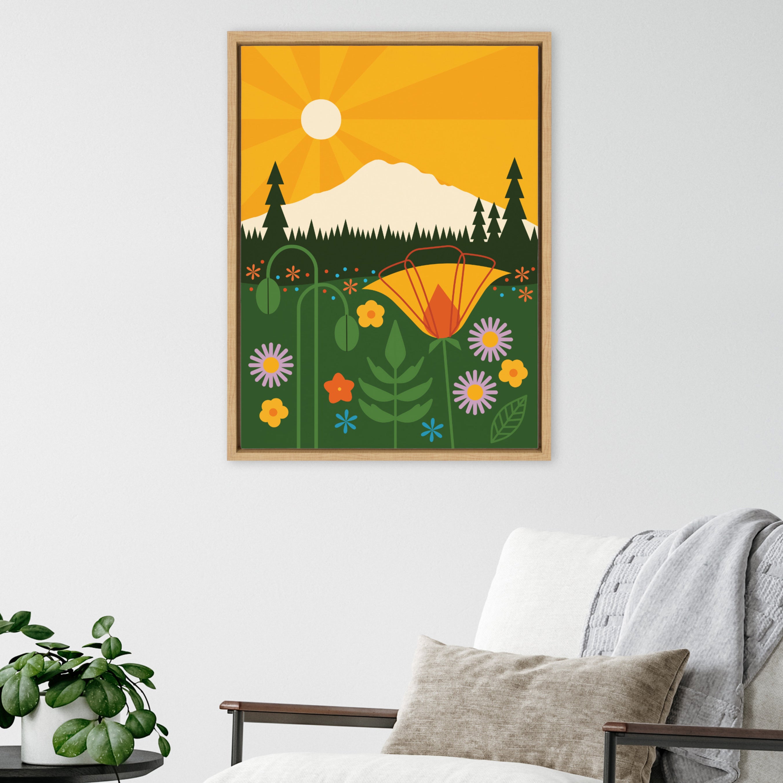 Framed Canvas 18x24 Sylvie Natural 5