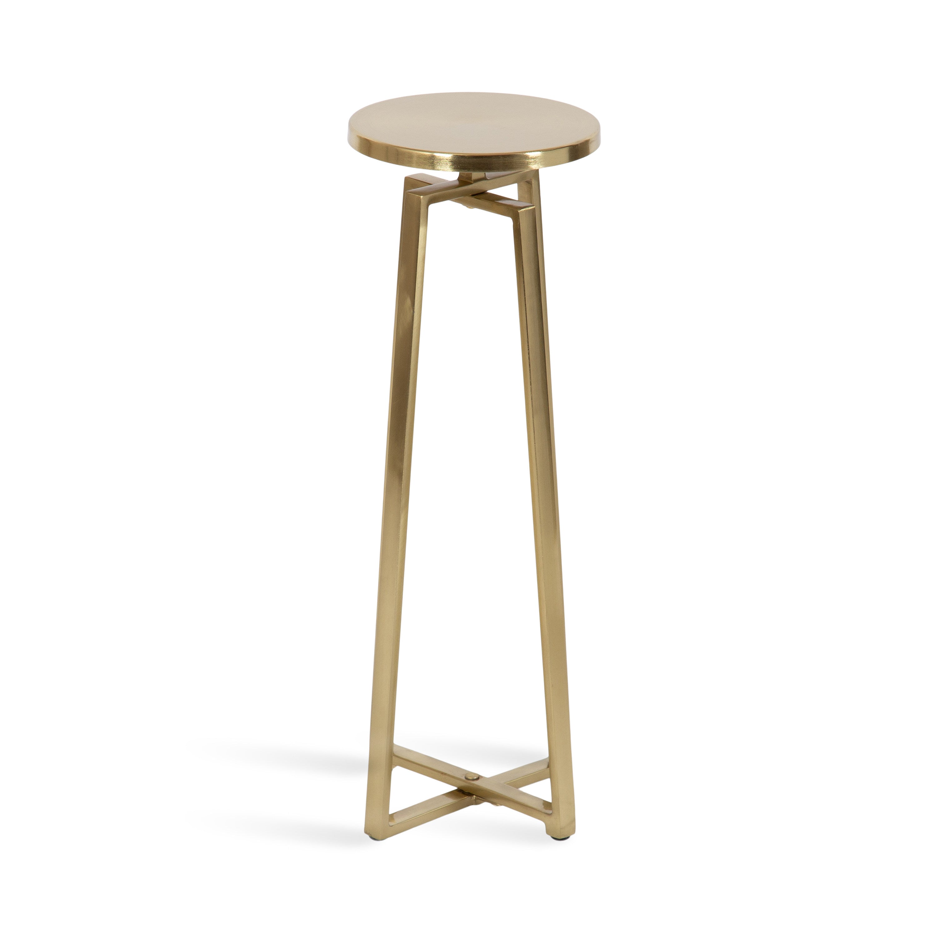 Drink Table Gold 9x9x23 5
