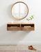 Floating Side Table Natural 18x10x9 8