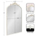 Arch Mirror 24x36 White 2