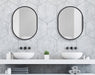 Capsule Mirror Black 18x24 7