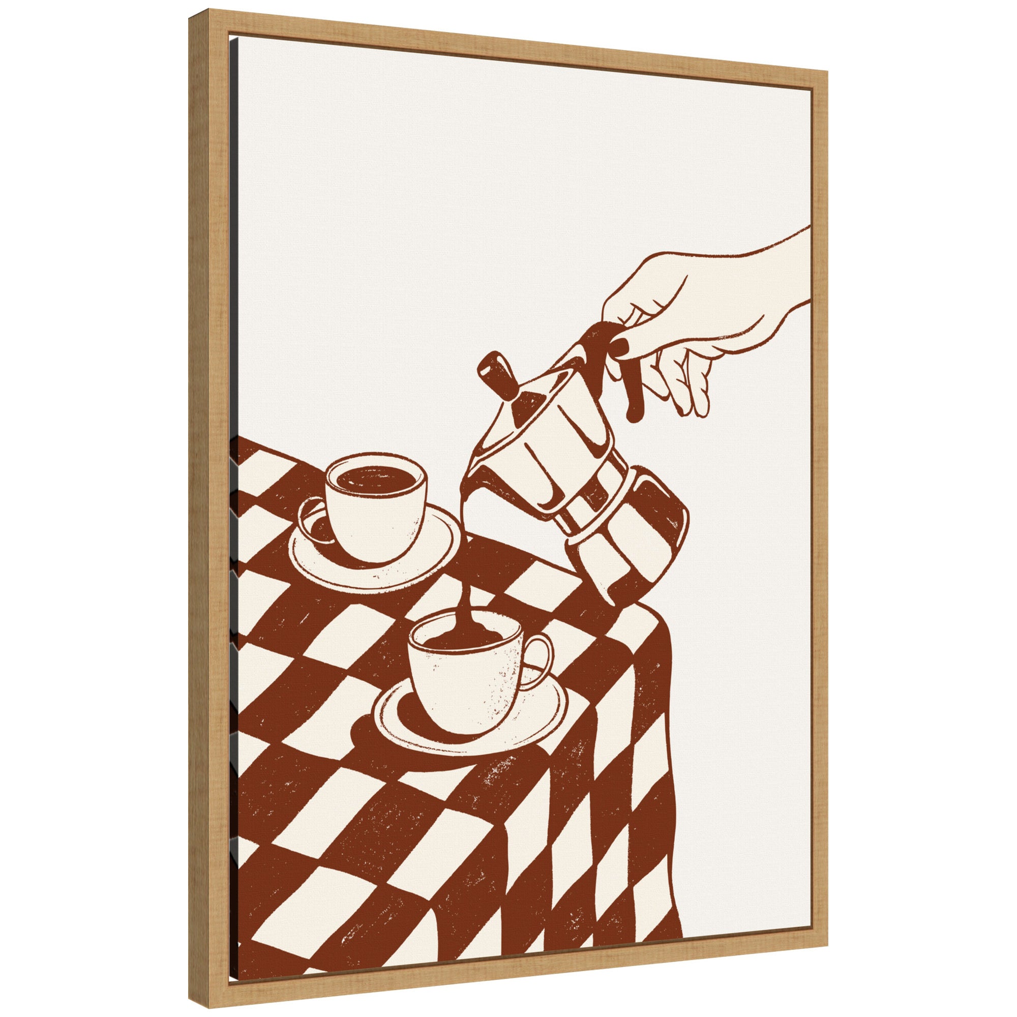 Framed Canvas 18x24 Sylvie Natural 1