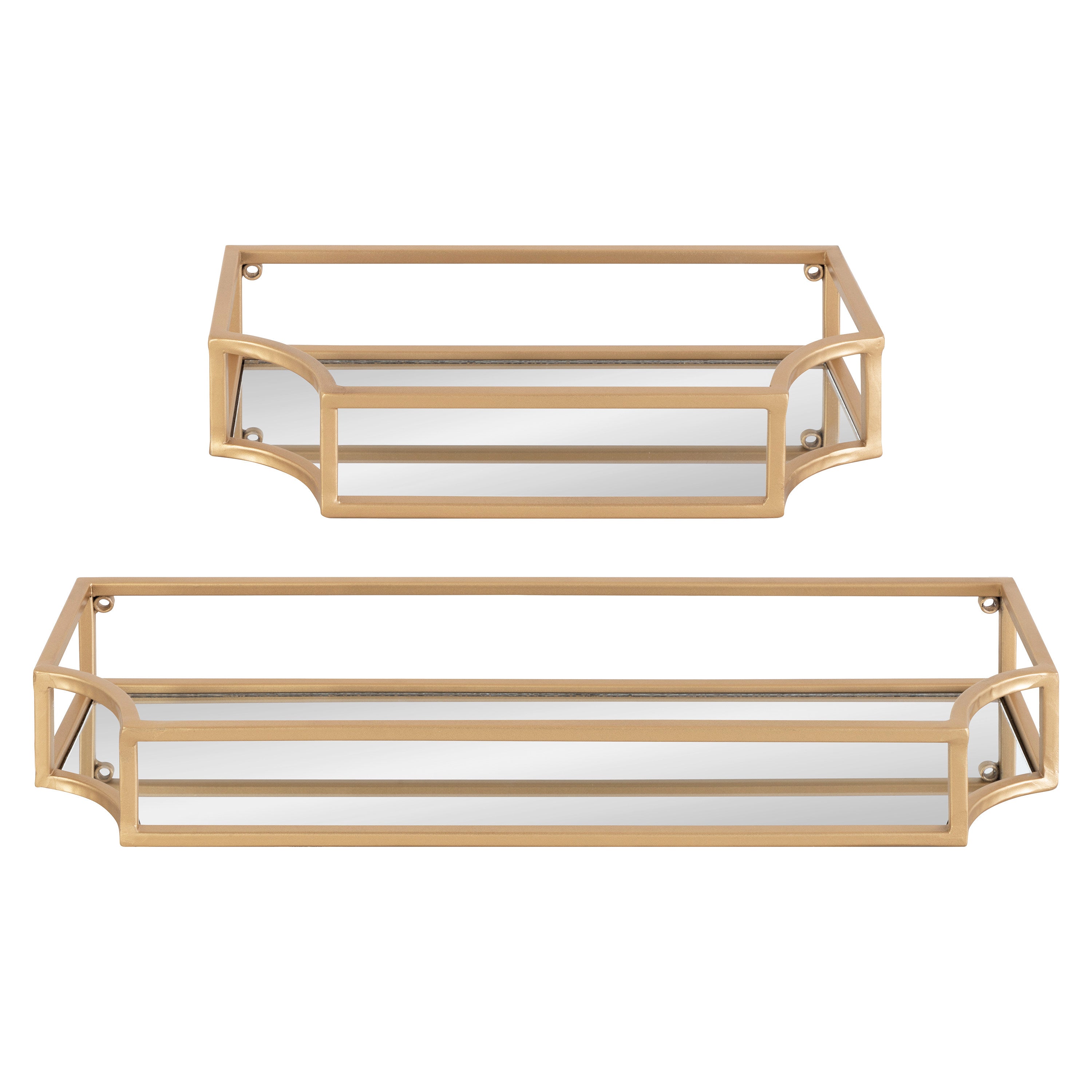 Floating Shelf Gold 2 Piece 3