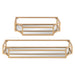Floating Shelf Gold 2 Piece 3