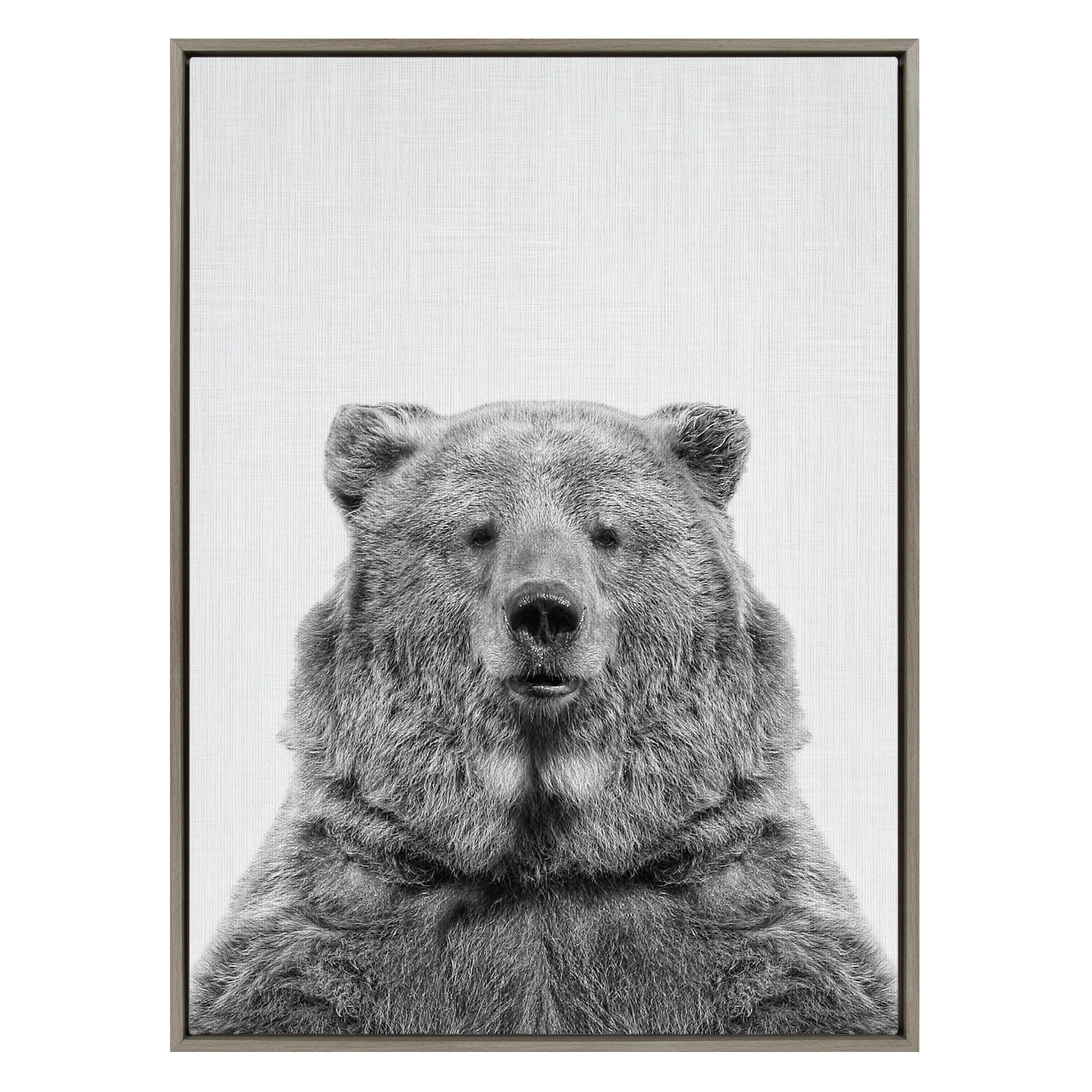 Framed Canvas 31.5x41.5 Sylvie Graywash 2