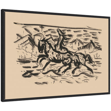 Framed Canvas 33x23 Sylvie Black 1