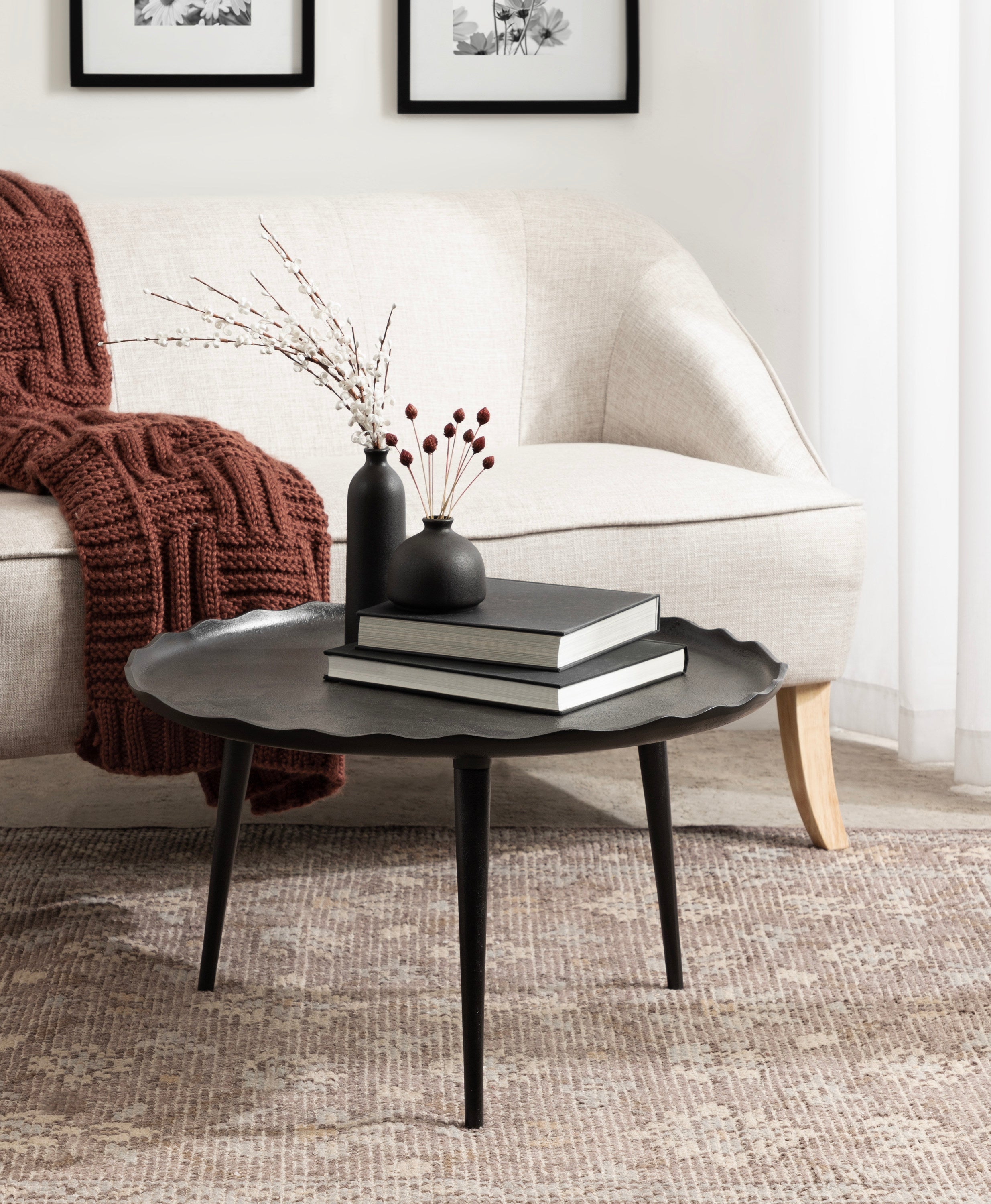 Coffee Table 26x26x16 Black 6