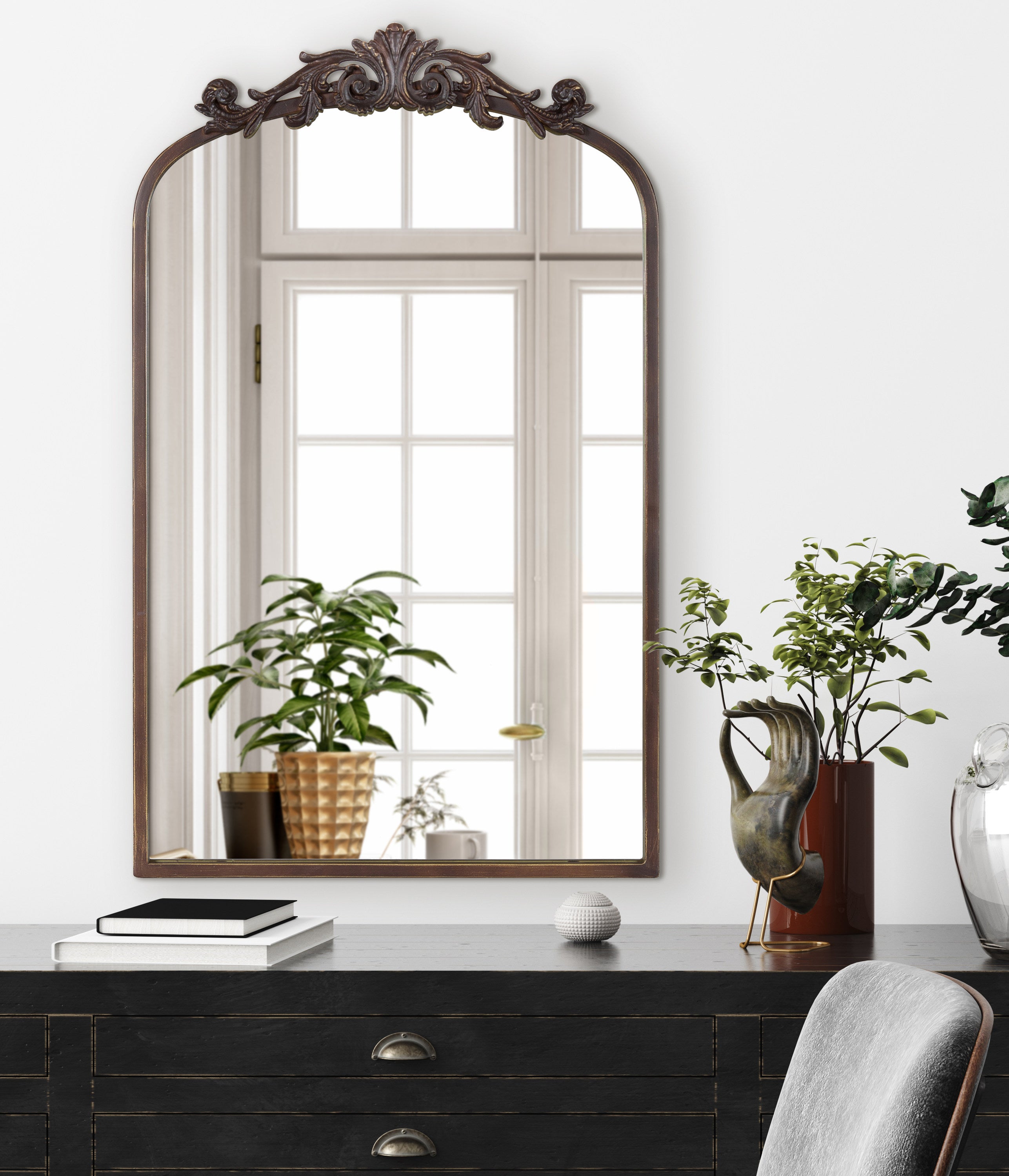 Arch Mirror 19x31 Bronze 7