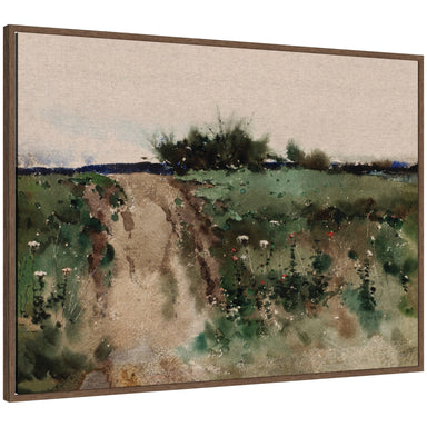 Framed Canvas 38x28 Sylvie Walnut 1