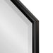 Hexagon Mirror Black 22x31 3