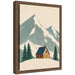 Framed Canvas Sylvie Walnut 10x13 1