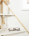 Accent Shelf White Gold 24x17x38 7
