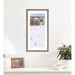 Framed Art Svelte Walnut 13x25 6