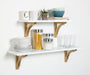 Floating Shelf 36" White Gold 6