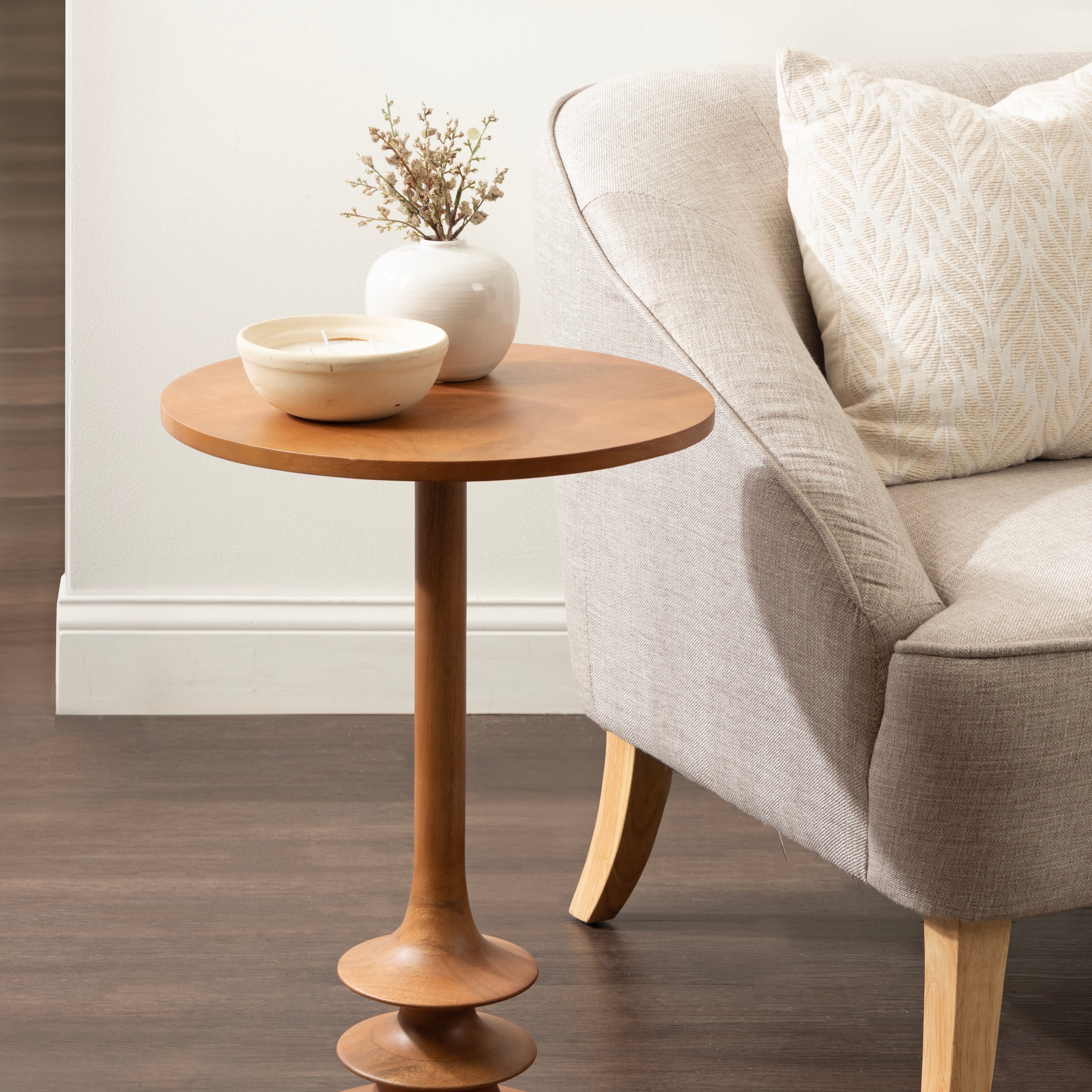 Side Table 16x16x24 Natural 6