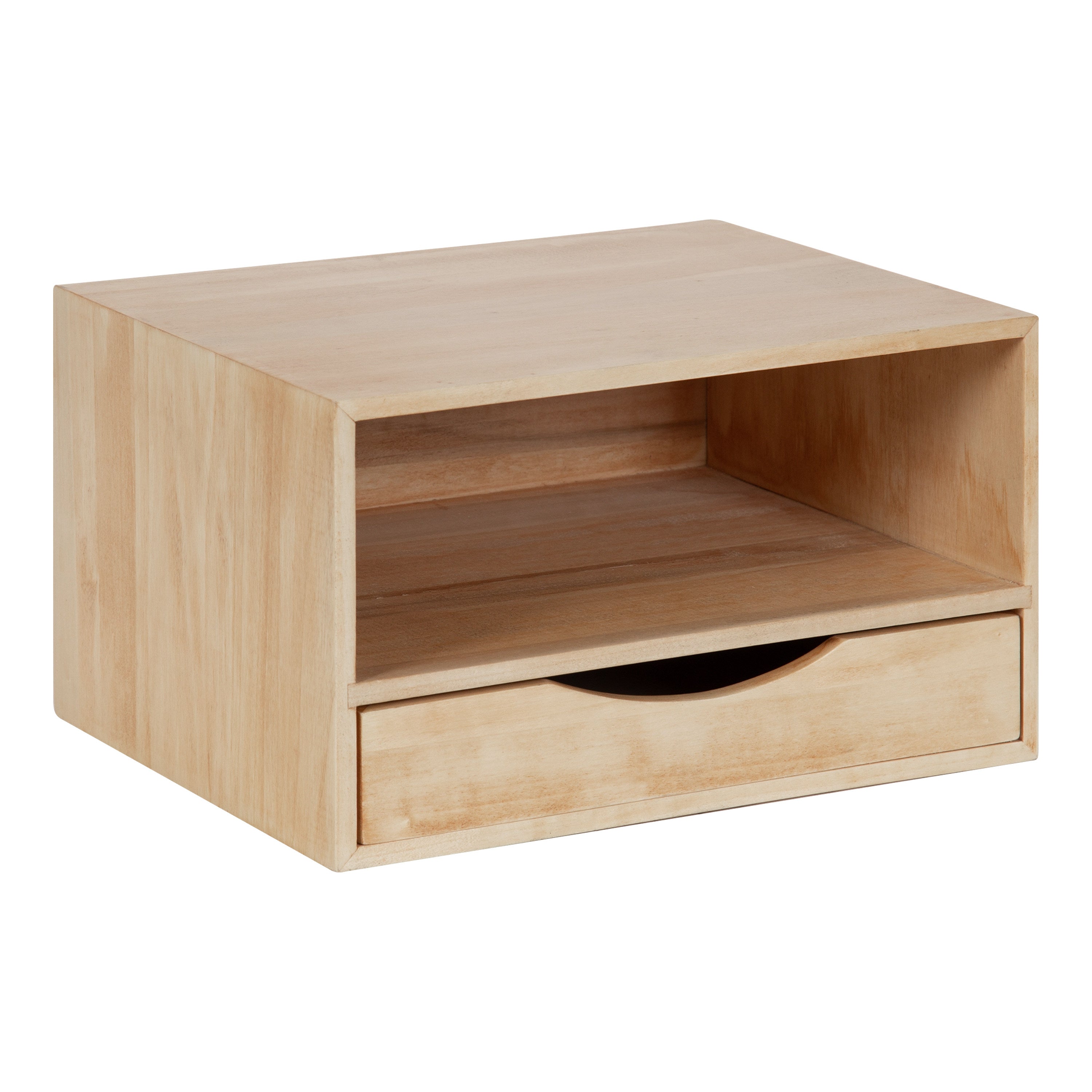Floating Side Table Natural 12.5x10x7 1