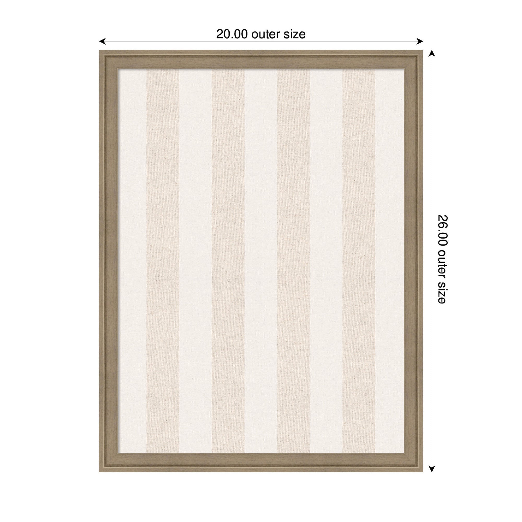 Pinboard Florence Light Brown 20x26 2