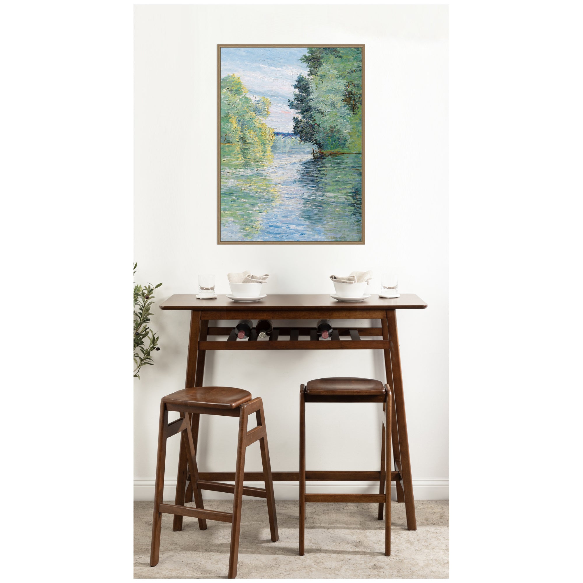 Framed Canvas 28 x 38 Sylvie Dark Gold 7