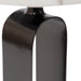 Drink Table White Pewter 8x8x24 4