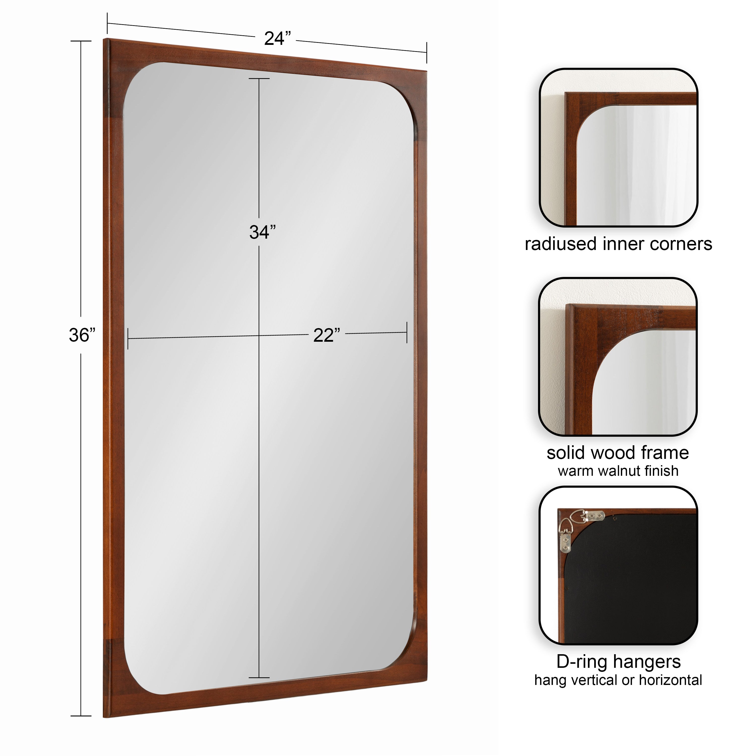 Kenai Framed Wall Mirror