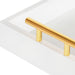 Single Tray White 10x24 3