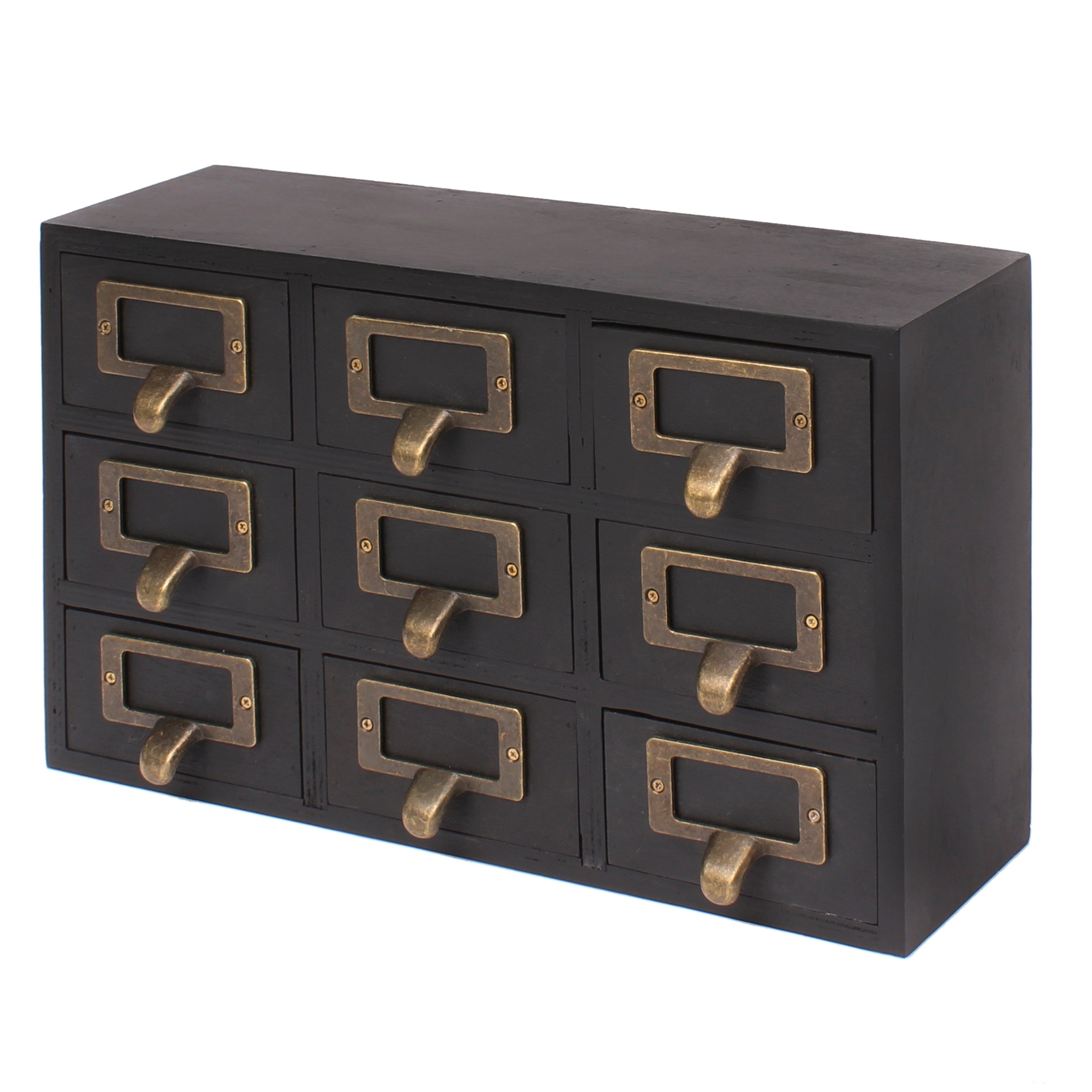 Drawers Black 9 Drawers 1