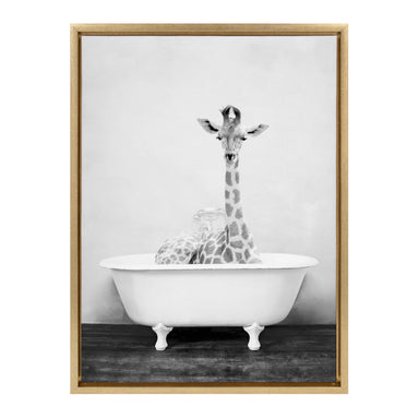 Framed Canvas Sylvie Bright Gold 18x24 2