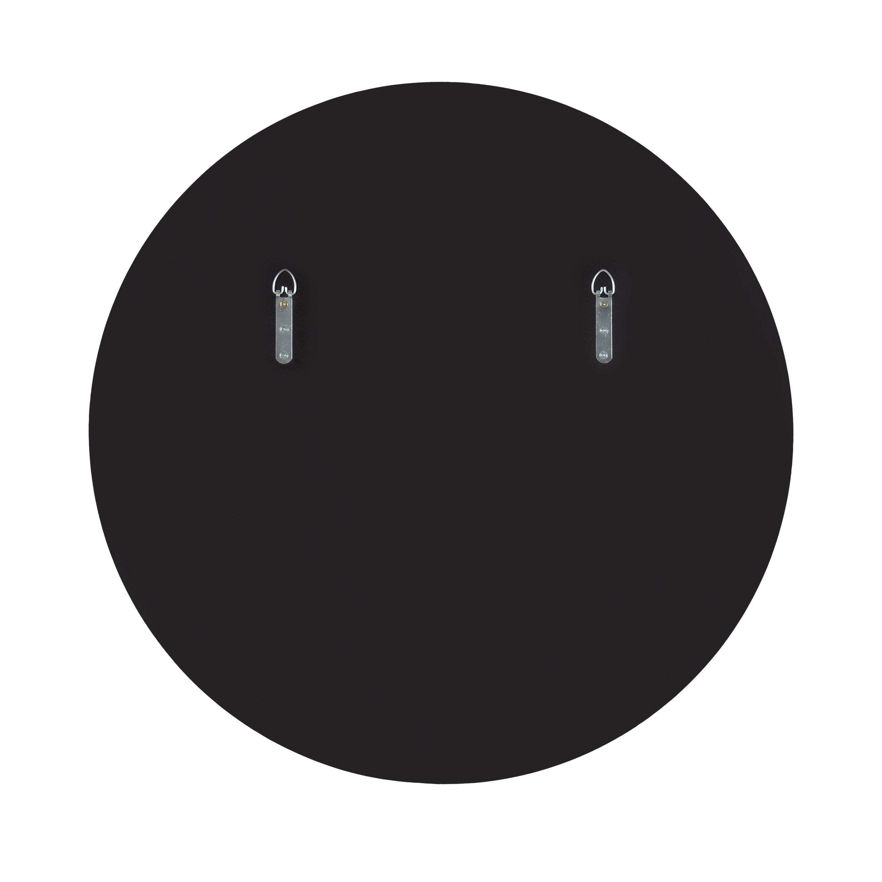 Round Mirror Pewter 26x26 4
