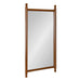 Rectangle Mirror Walnut Brown 24x42 1