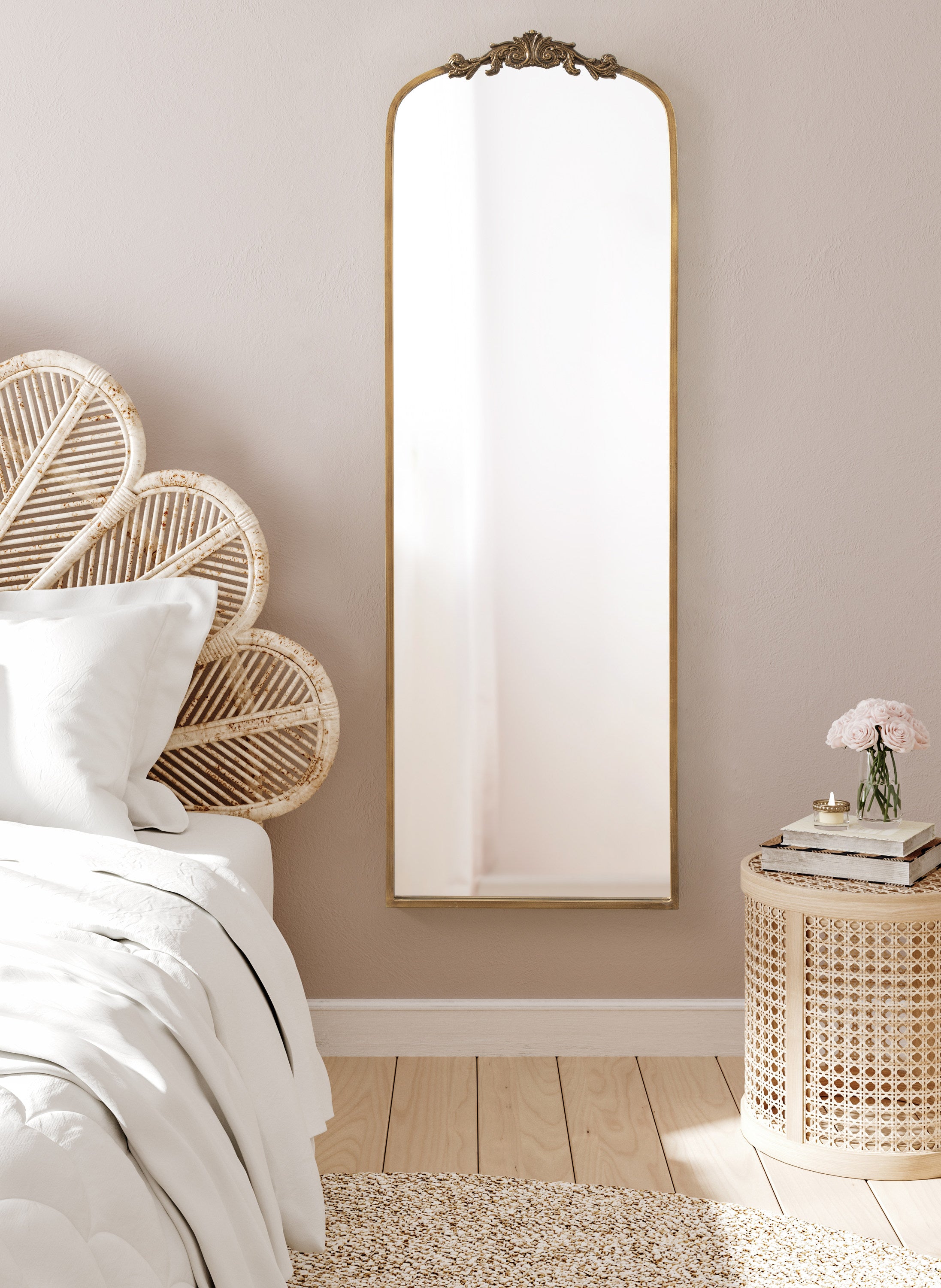 Full Length Mirror 18x58 Gold 8