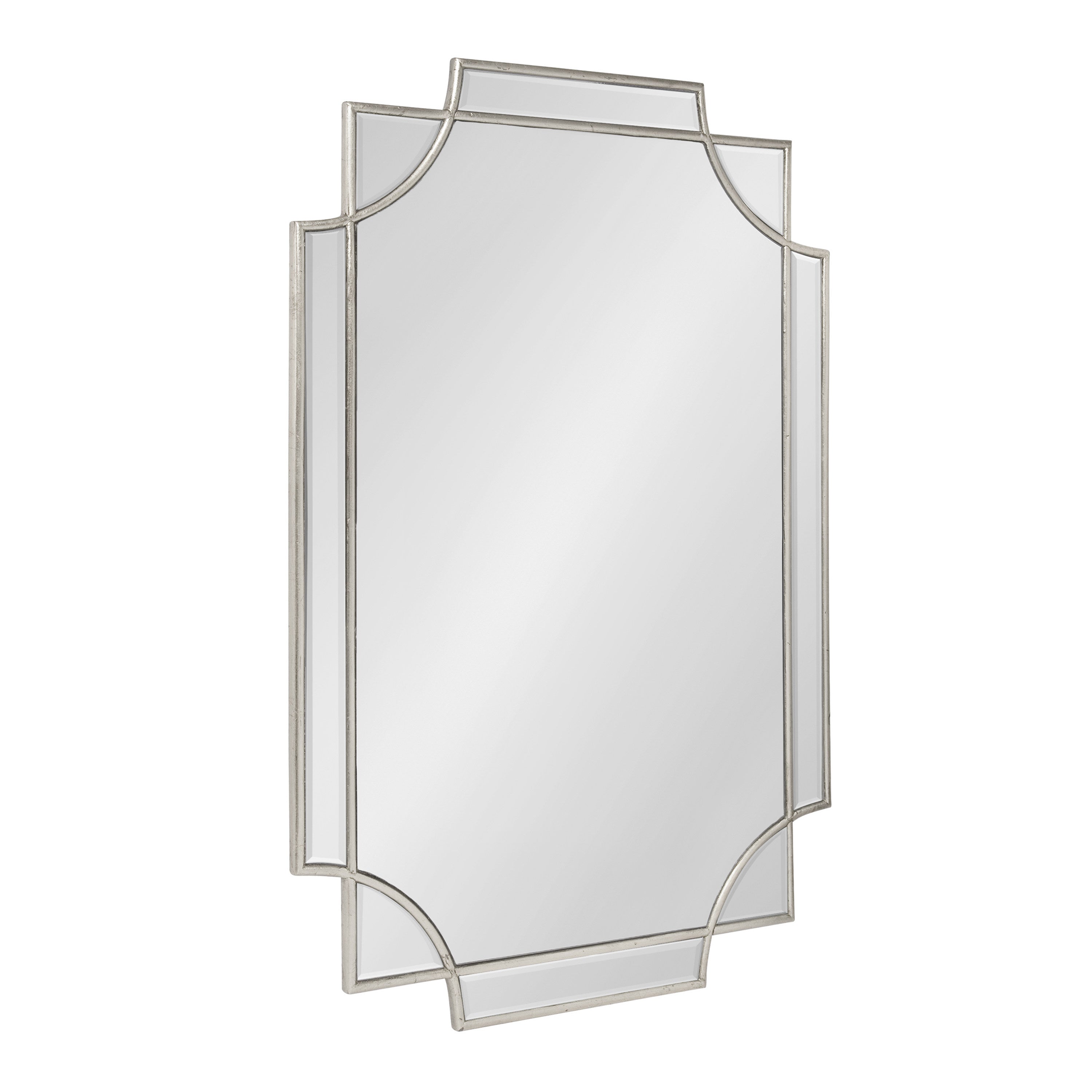 Scallop Mirror 24x36 Silver 1