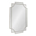 Scallop Mirror 24x36 Silver 1
