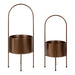 Freestanding Planter 2 Piece Bronze 1