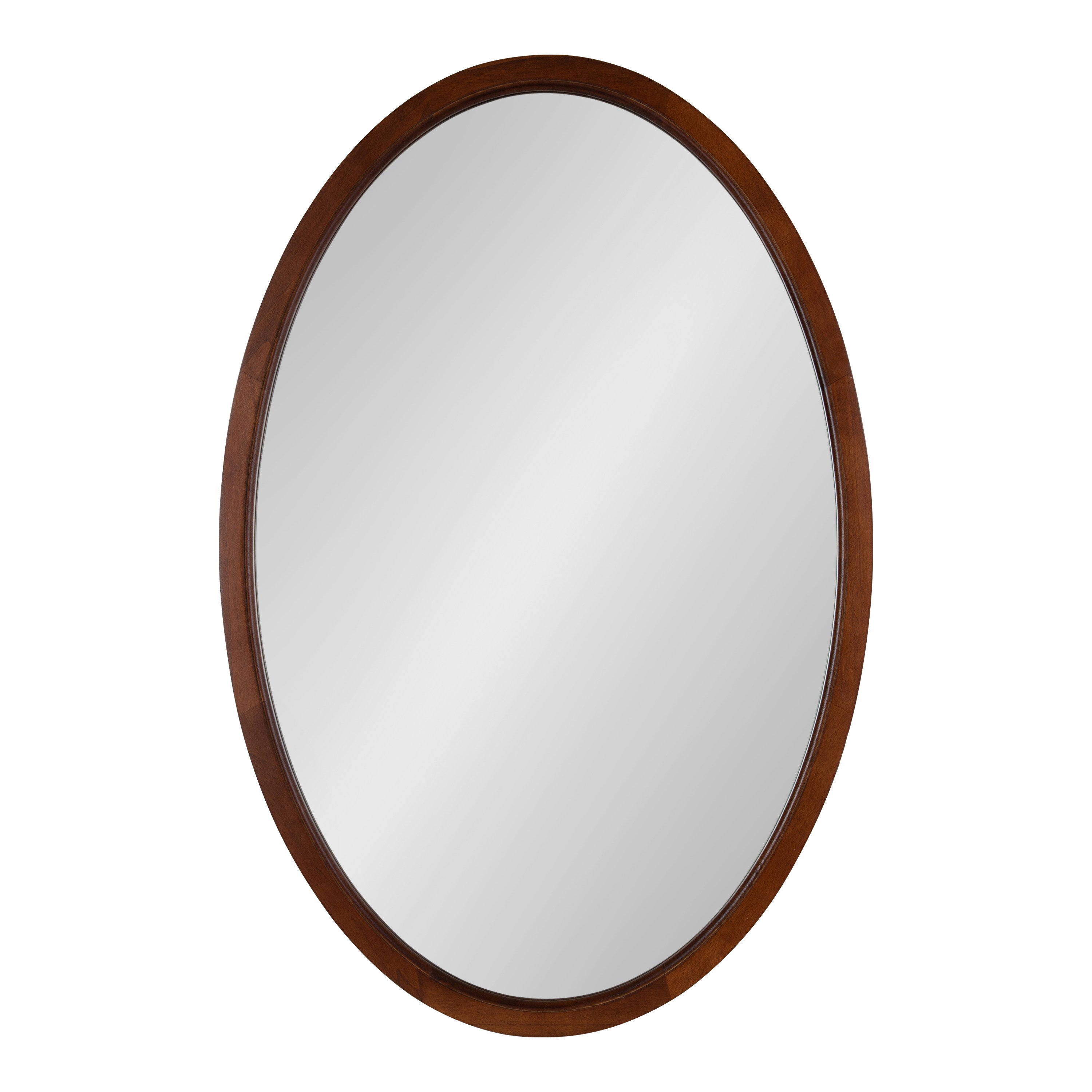 Oval Walnut Brown 24x36 1