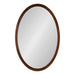 Oval Walnut Brown 24x36 1