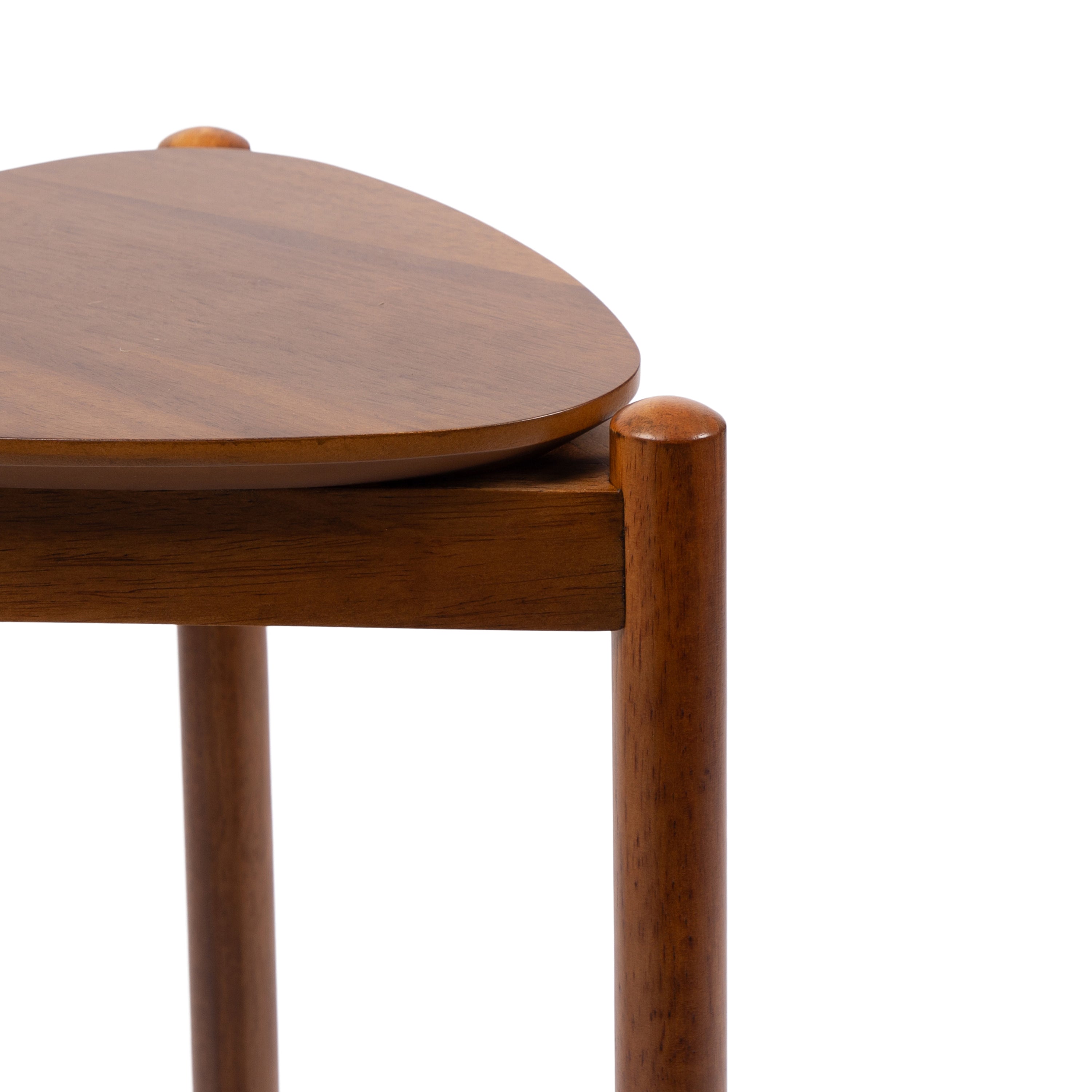 Side Table 12x13x24 Walnut Brown 3