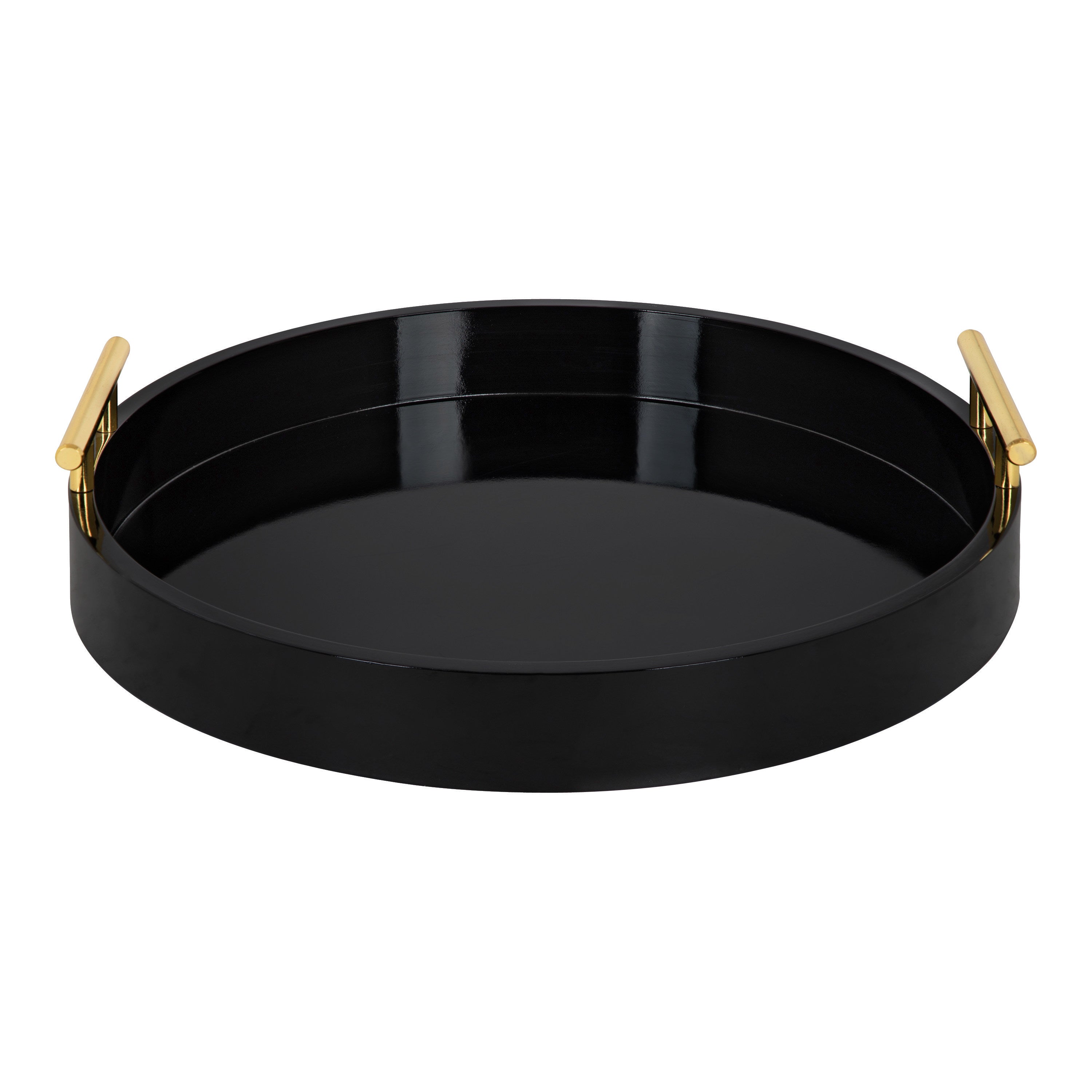Single Tray Black 15.5" Diameter 2