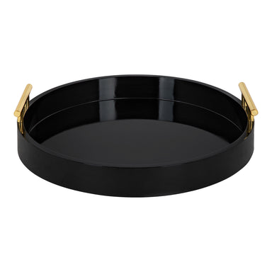 Single Tray Black 15.5" Diameter 2