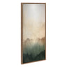 Sylvie Green Mountain Abstract I Framed Canvas by Amy Lighthall