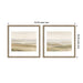 Framed Art Set 2 Piece Set 25x25 Florence Light Brown 2