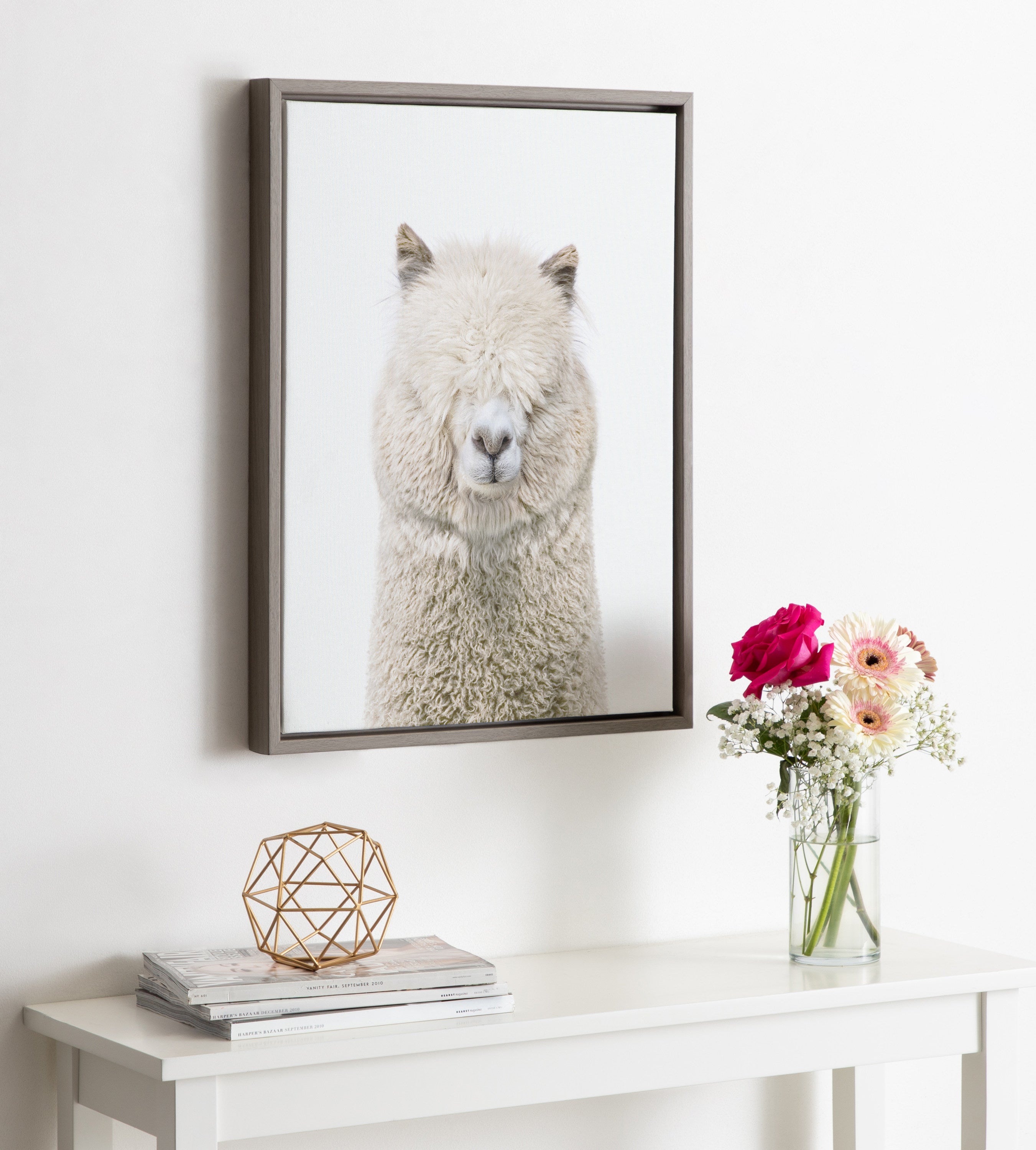Framed Canvas Sylvie Graywash 18x24 5