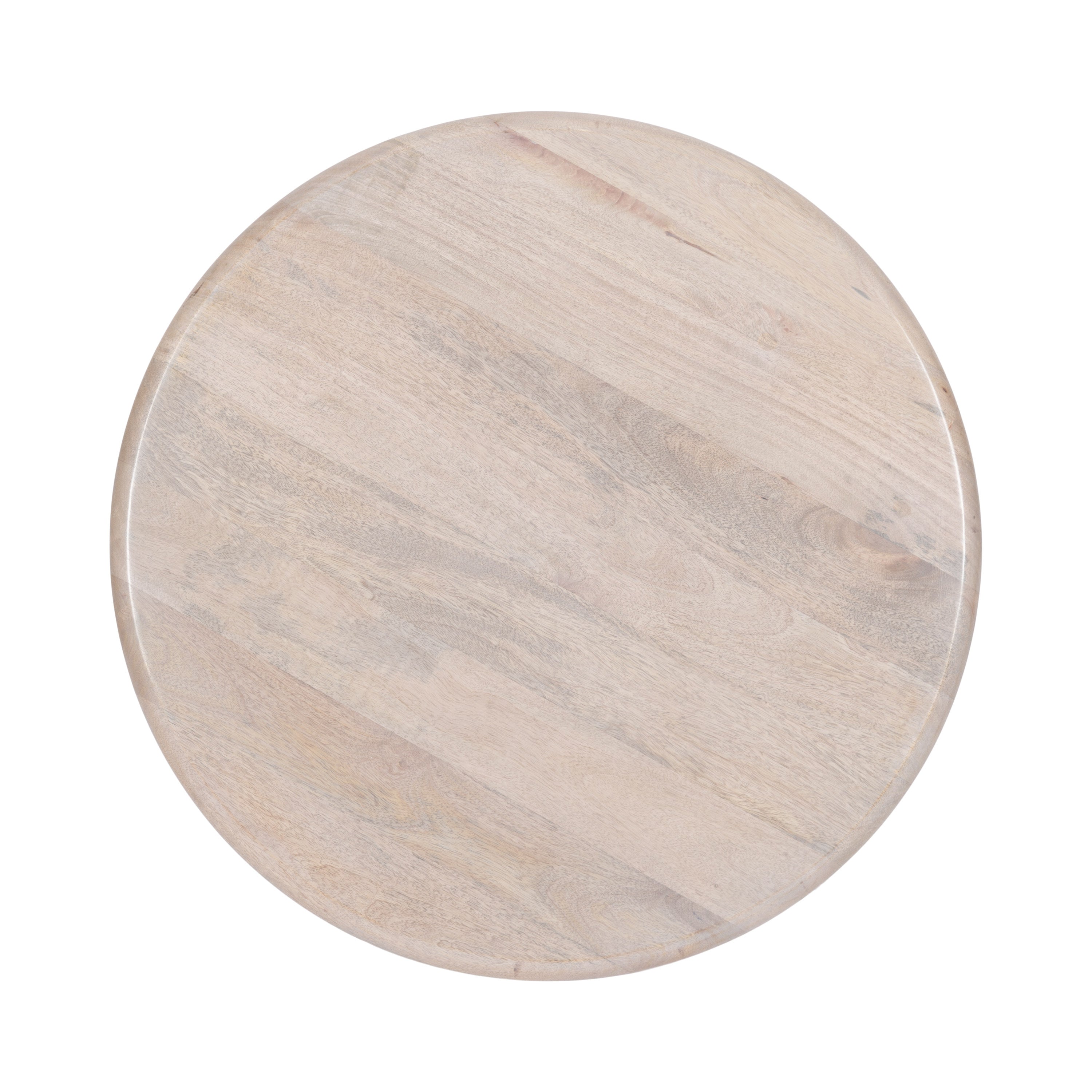 Coffee Table Whitewash Black 28x28x18 5